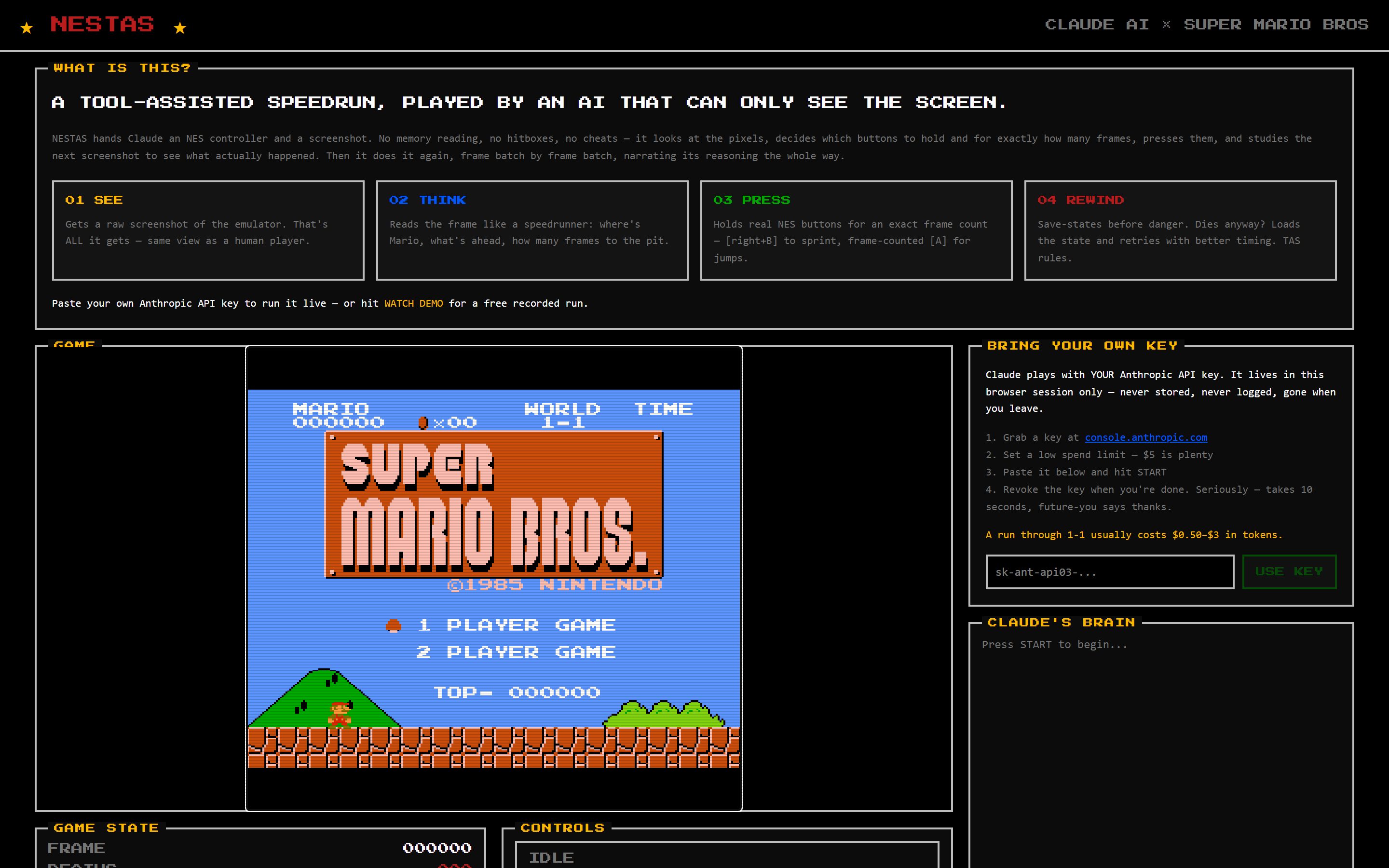 NESTAS screenshot