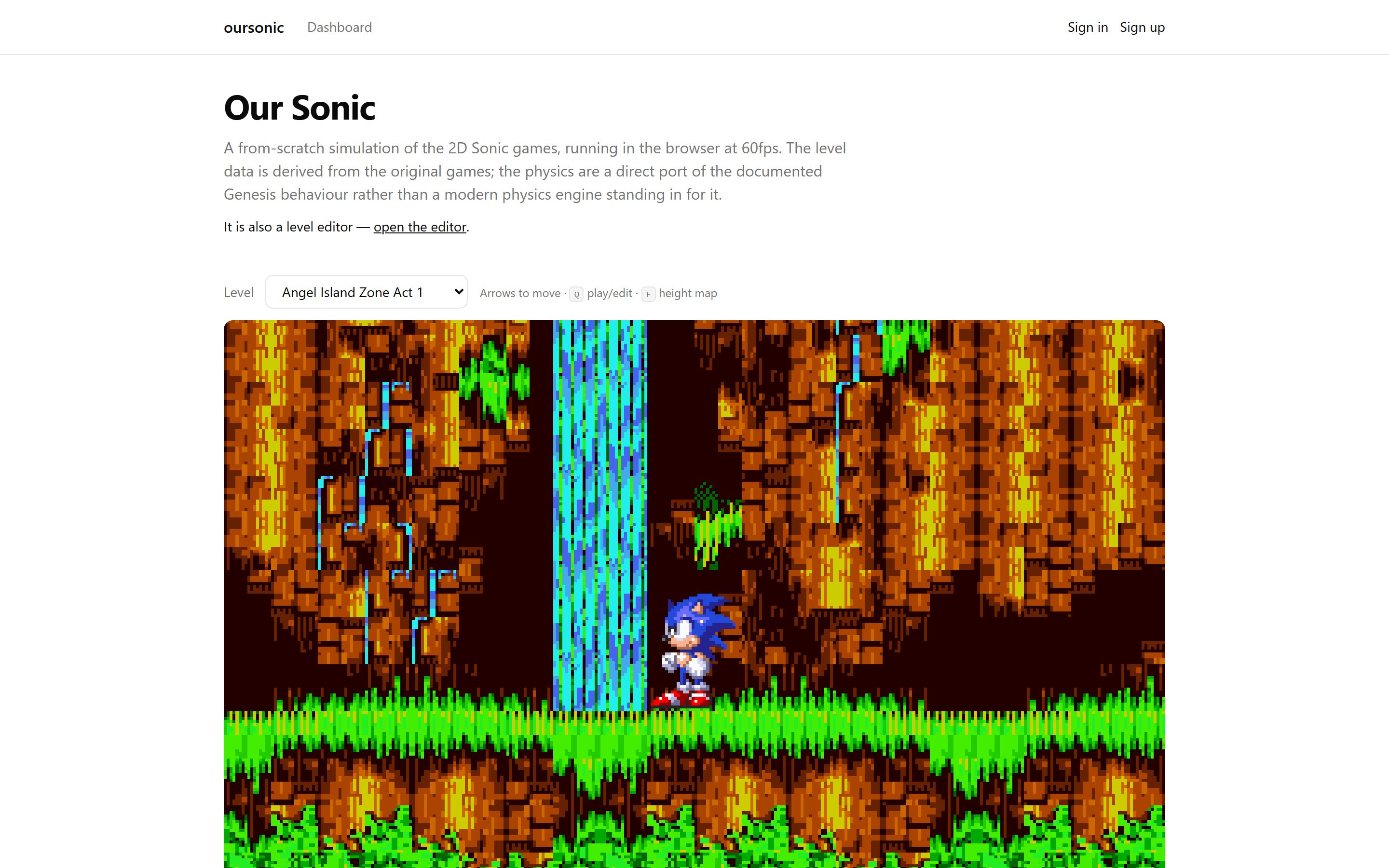 Oursonic screenshot