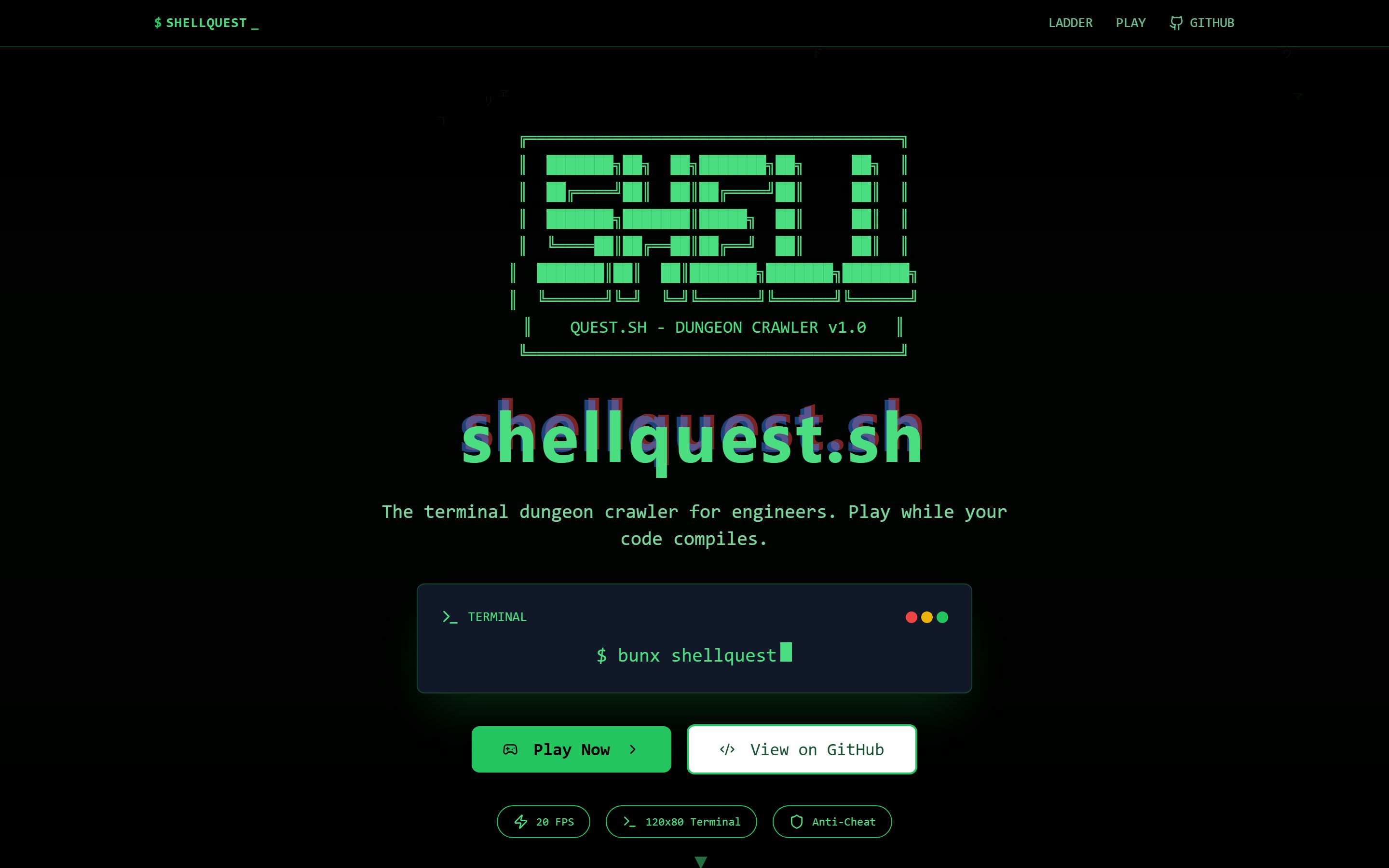 Shellquest screenshot